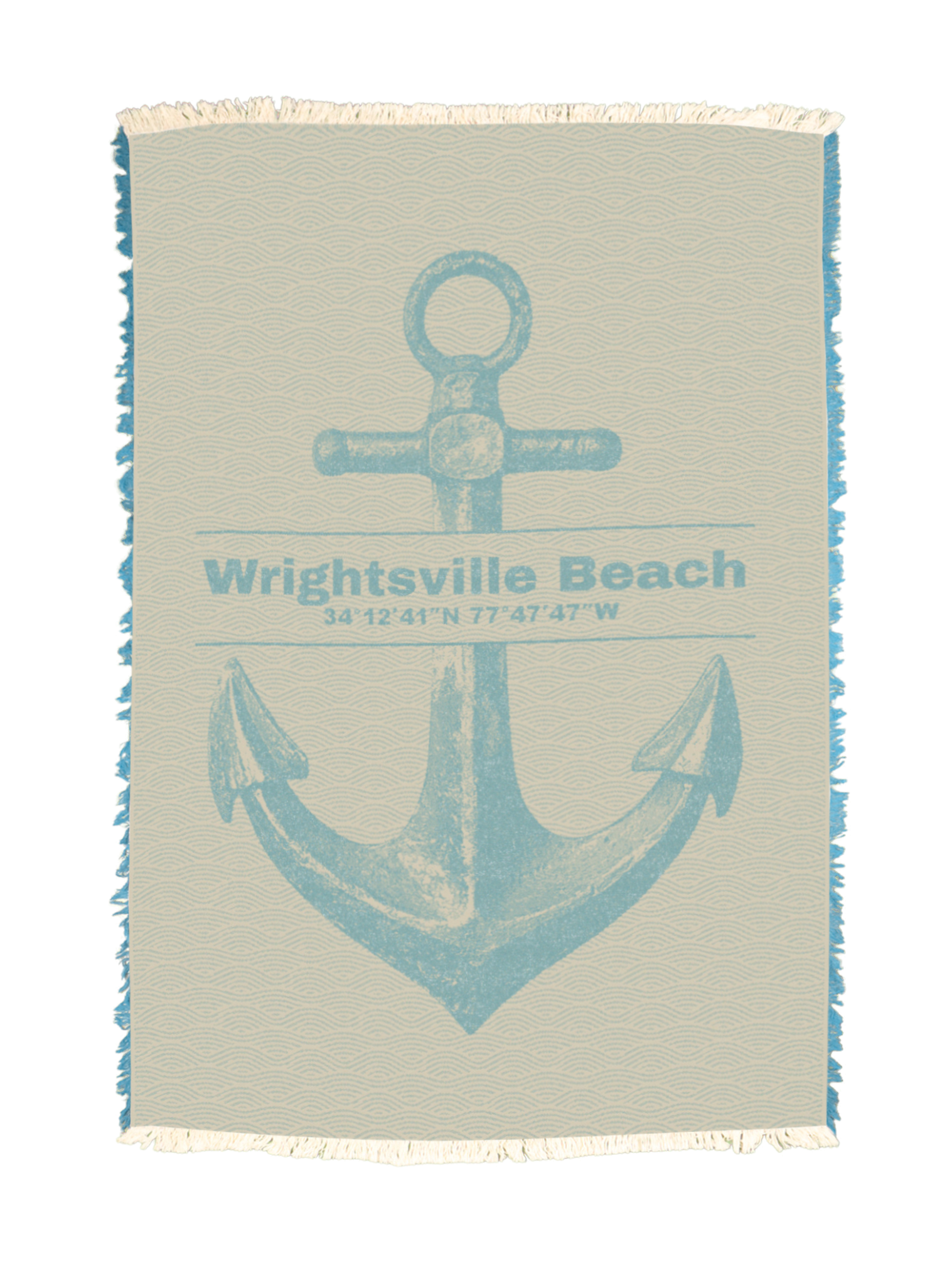 Wrightsville Beach Anchor Towel