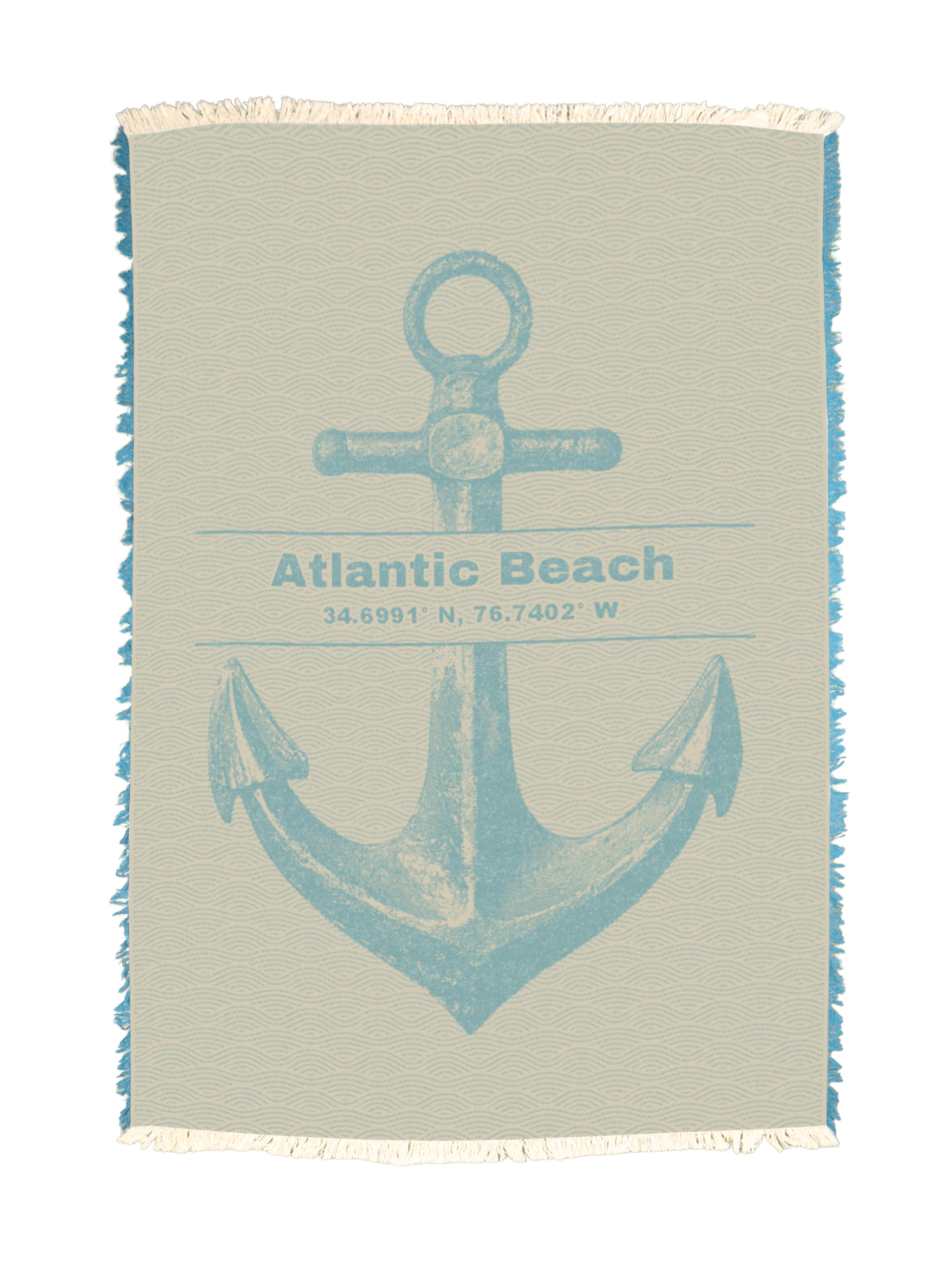 Atlantic Beach Anchor Towel