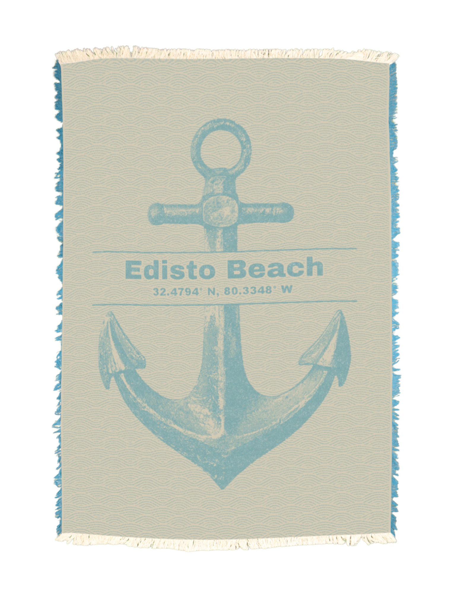 Edisto Beach Anchor Towel