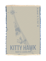 Kitty Hawk Coordinates Towel