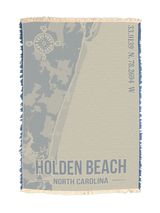 Holden Beach Coordinates Towel