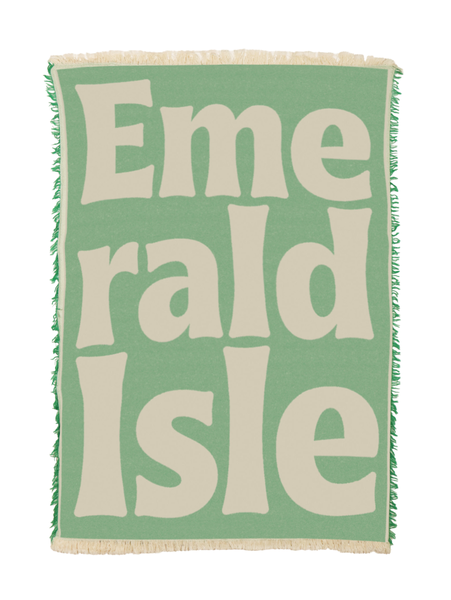 Emerald Isle Text Towel