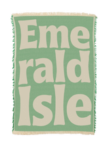 Emerald Isle Text Towel