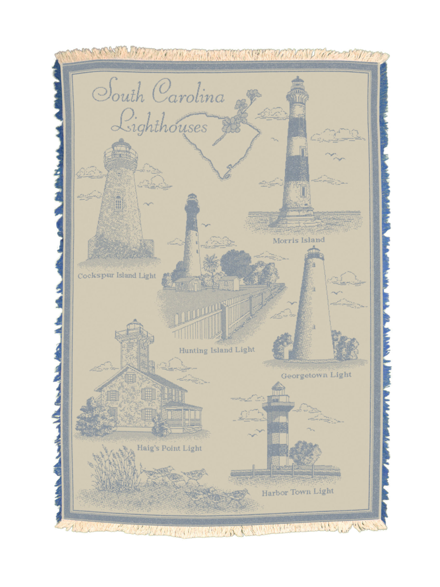 Lighthouses Of Sc Towel