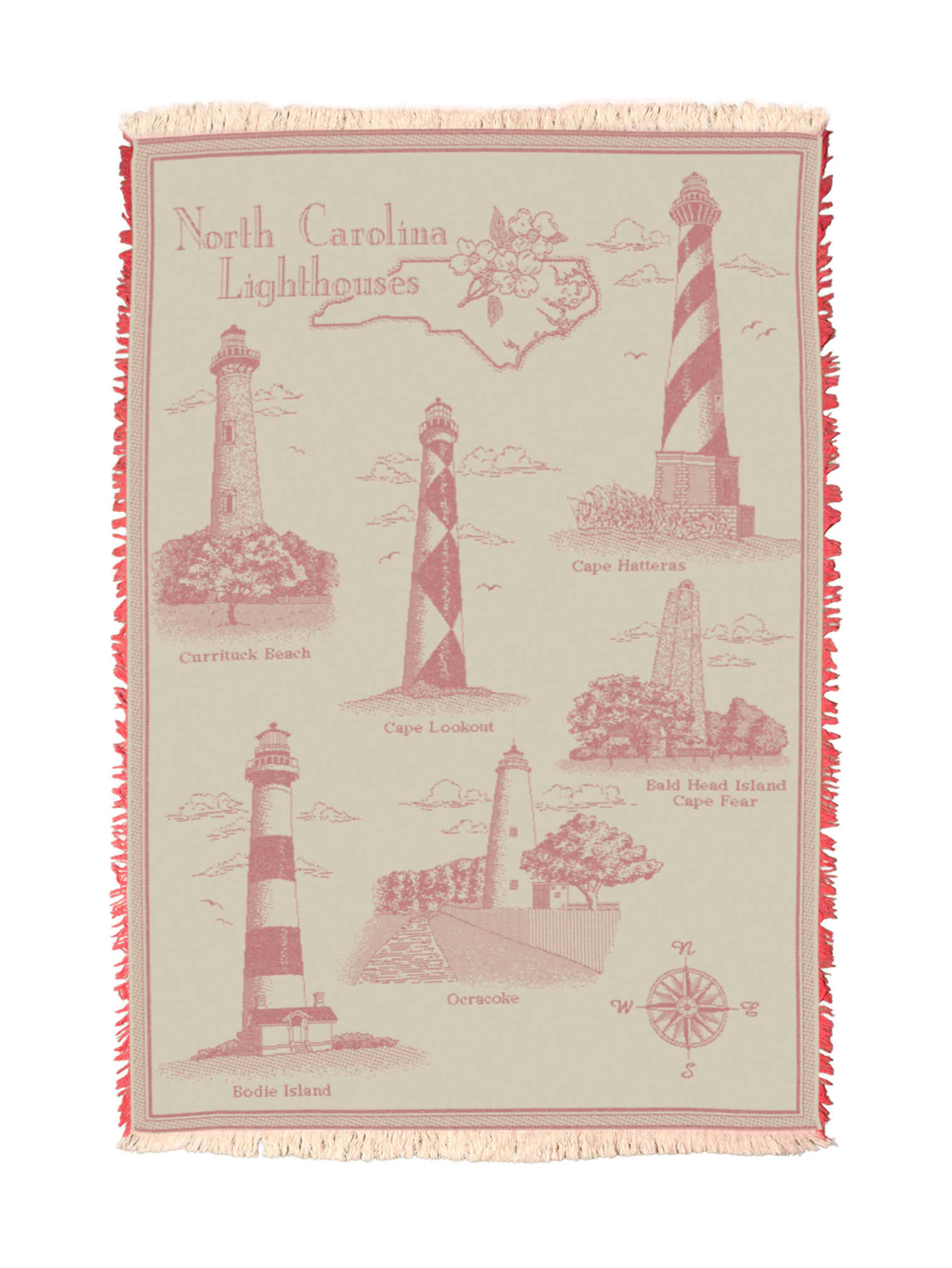 Lighthouses Of Nc Towel