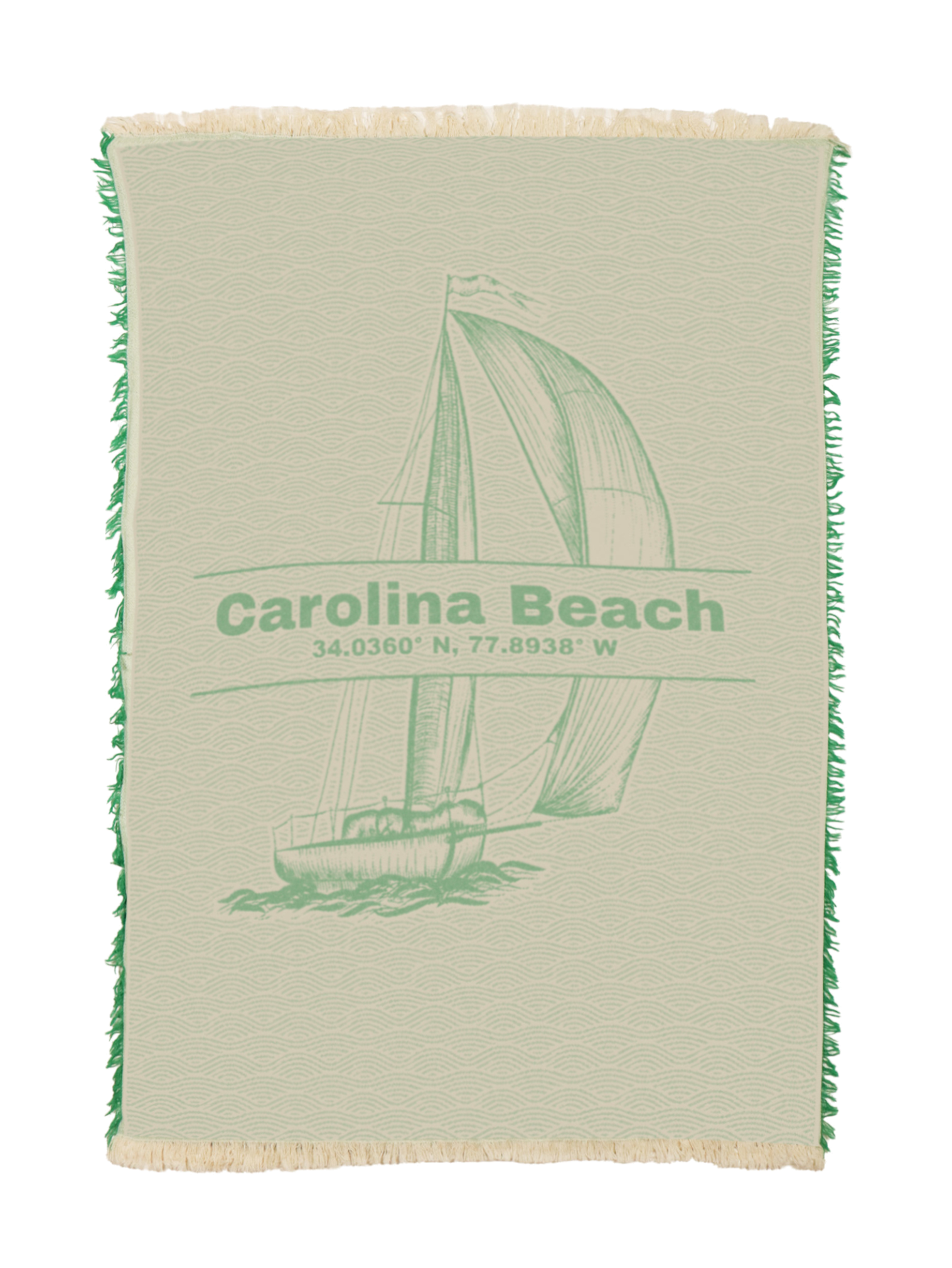 Sailing In Carolina Beach Towel