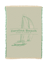 Sailing In Carolina Beach Towel