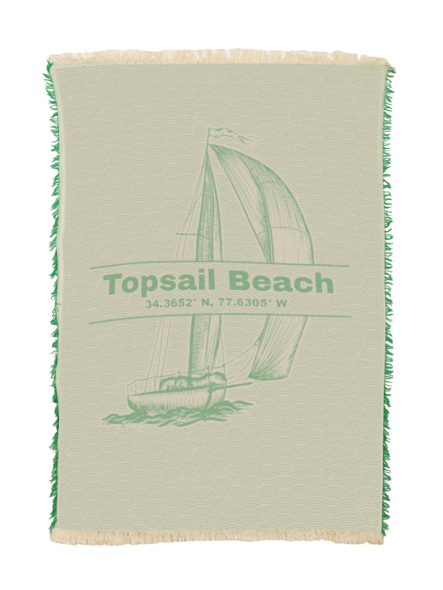 Sailing In Topsail Beach Towel