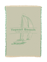 Sailing In Topsail Beach Towel