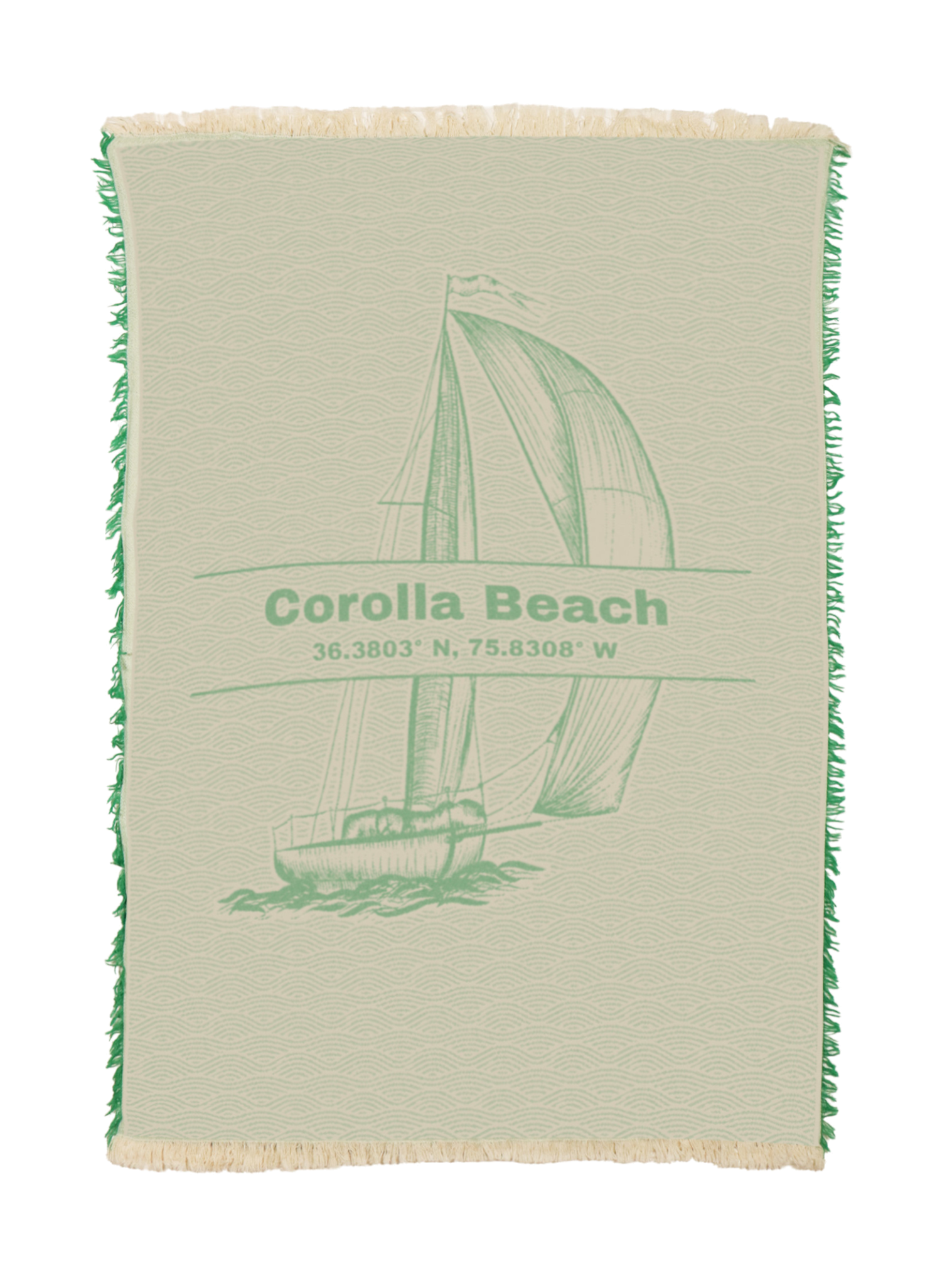 Sailing In Corolla Beach Towel