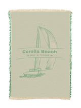 Sailing In Corolla Beach Towel
